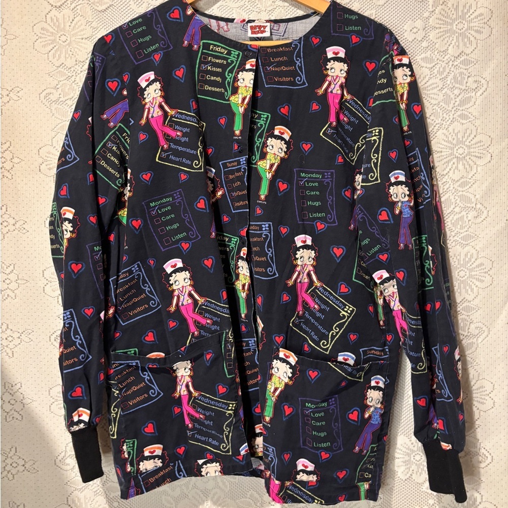 Vintage rare Betty Boop jacket/scrupjacket